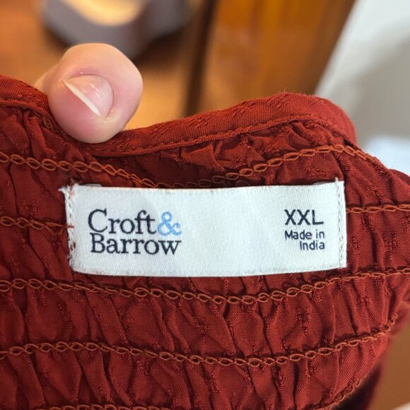 Scarlet Red Smocked midi dress - Picture 3 of 3